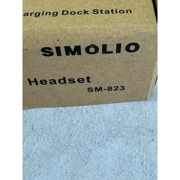 SIMOLIO SM823 Wireless Headphones for TV with Optical in Hearing Untested READ - Picture 2 of 7